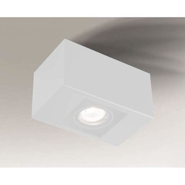 Lampa sufitowa Antigo SETO – biała, 1 × GU10 – 7085