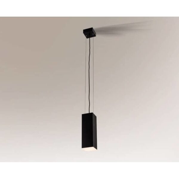 Lampa wisząca nowoczesna Antigo SUWA – czarna, 1 × GX53 – 5549