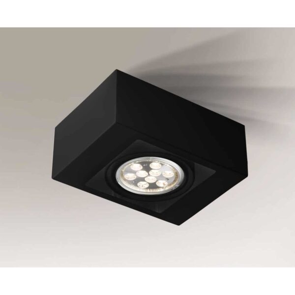Lampa sufitowa Antigo UTO – czarna – 7098