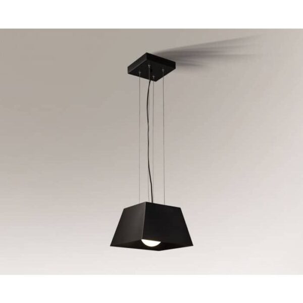 Lampa wisząca Antigo KADOMA – czarna, 1 × E27 – 5589/E27/CZ