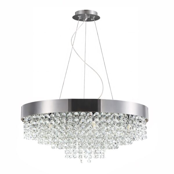 Lampa sufitowa wisząca APP1786-16CP 60 cm Chrom
