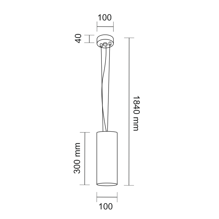 Lampa wisząca nowoczesna Antigo SUWA – biała, 1 × GX53 – 7647 - obrazek 2