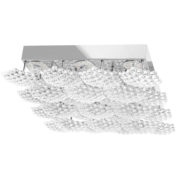 Plafon LED Kryształowy MS015-C Chrome