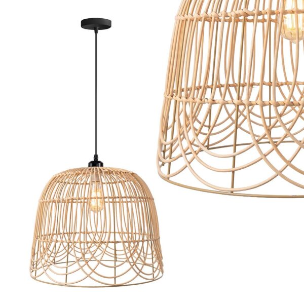 LAMPA SUFITOWA WISZĄCA NATURAL BOHO APP1352-1CP 40 cm