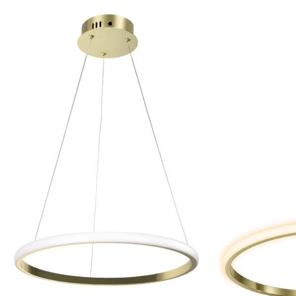 Lampa wisząca LHJ001-CP 40 cm GOLD