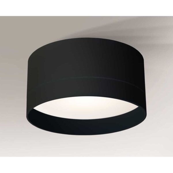 Lampa sufitowa nowoczesna Antigo TOSA – czarna, LED, 3000 K – 7066