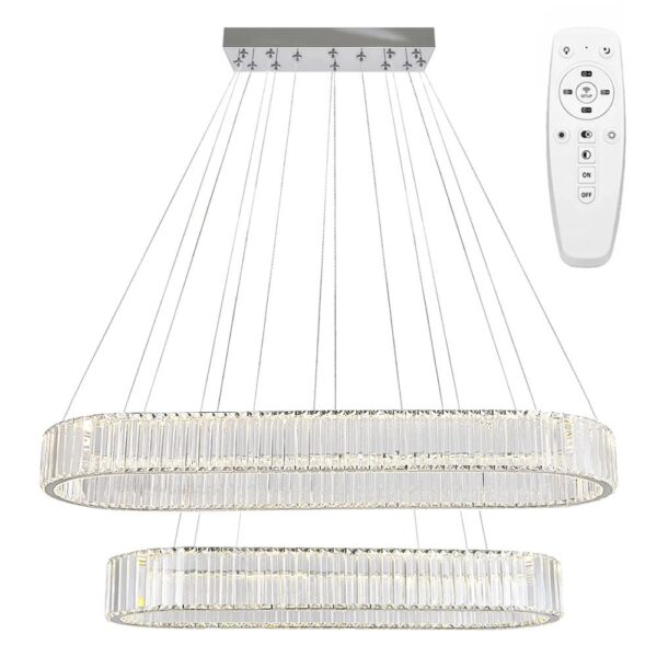 LAMPA SUFITOWA WISZĄCA LED APP1546-CP2 CHROM