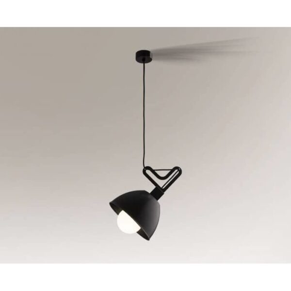 Lampa wisząca Antigo GOBO – czarna, 1 × E27 – 5591