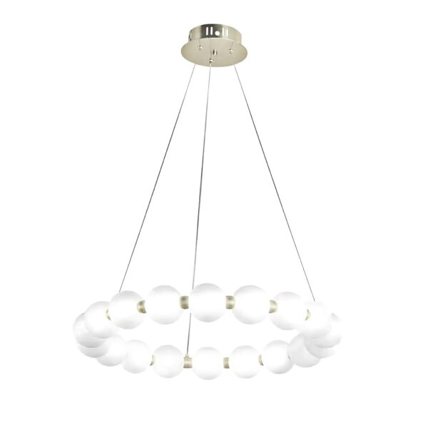LAMPA WISZĄCA LED G025-CP Jasne złoto
