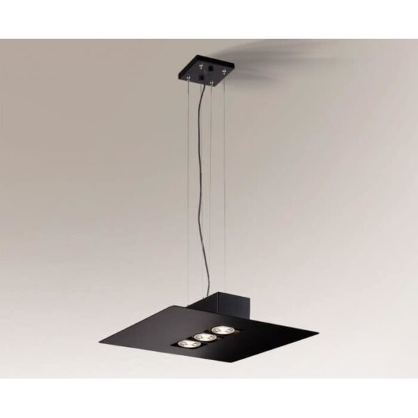 Lampa wisząca Antigo TAHARA – czarna, 3 × GU10 – 5510