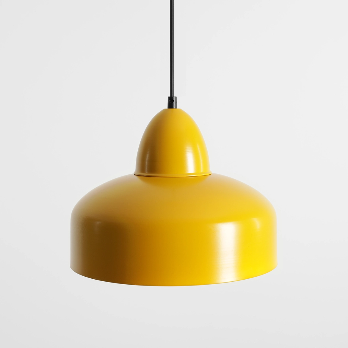 Lampa wisząca nowoczesna Aldex COMO 946G14 musztardowa 1×E27