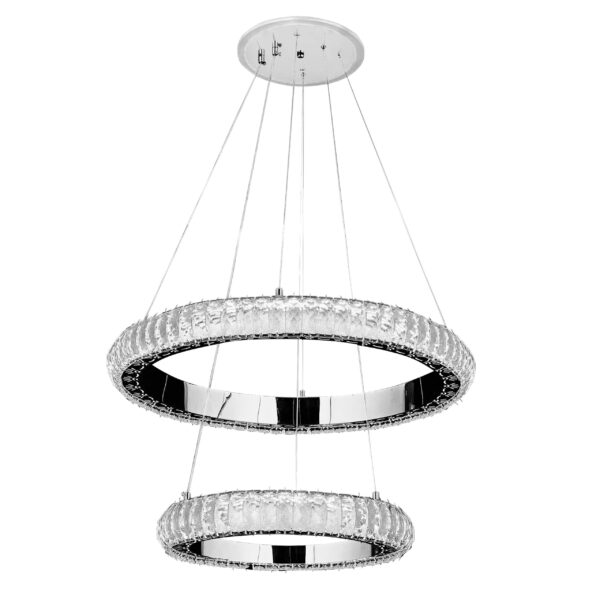 LAMPA WISZĄCA LED G044-2CP CHROM