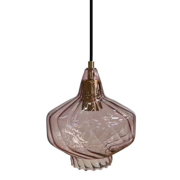 Lampa Wisząca APP1123-1CP Różowa