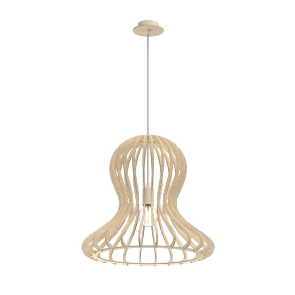 Lampa wisząca nowoczesna Antigo OCTO – brązowa, 1 × E27 – 5017