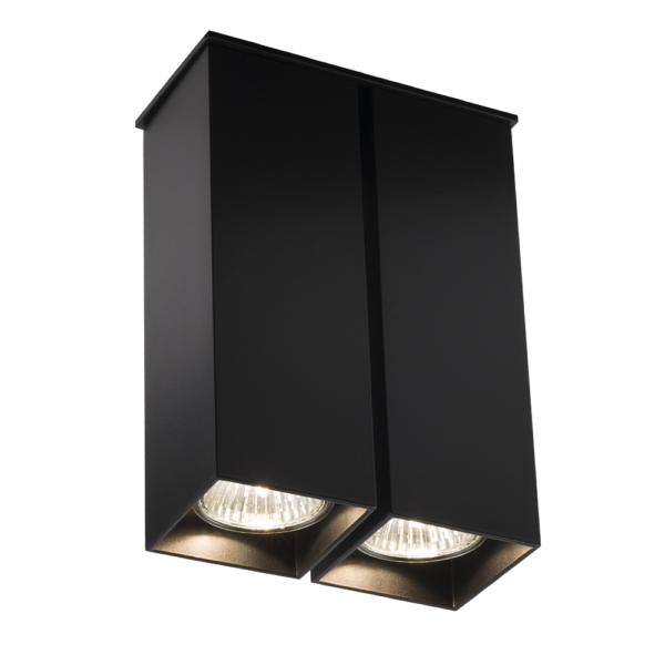 Lampa sufitowa nowoczesna Antigo TODA – czarna – 1105