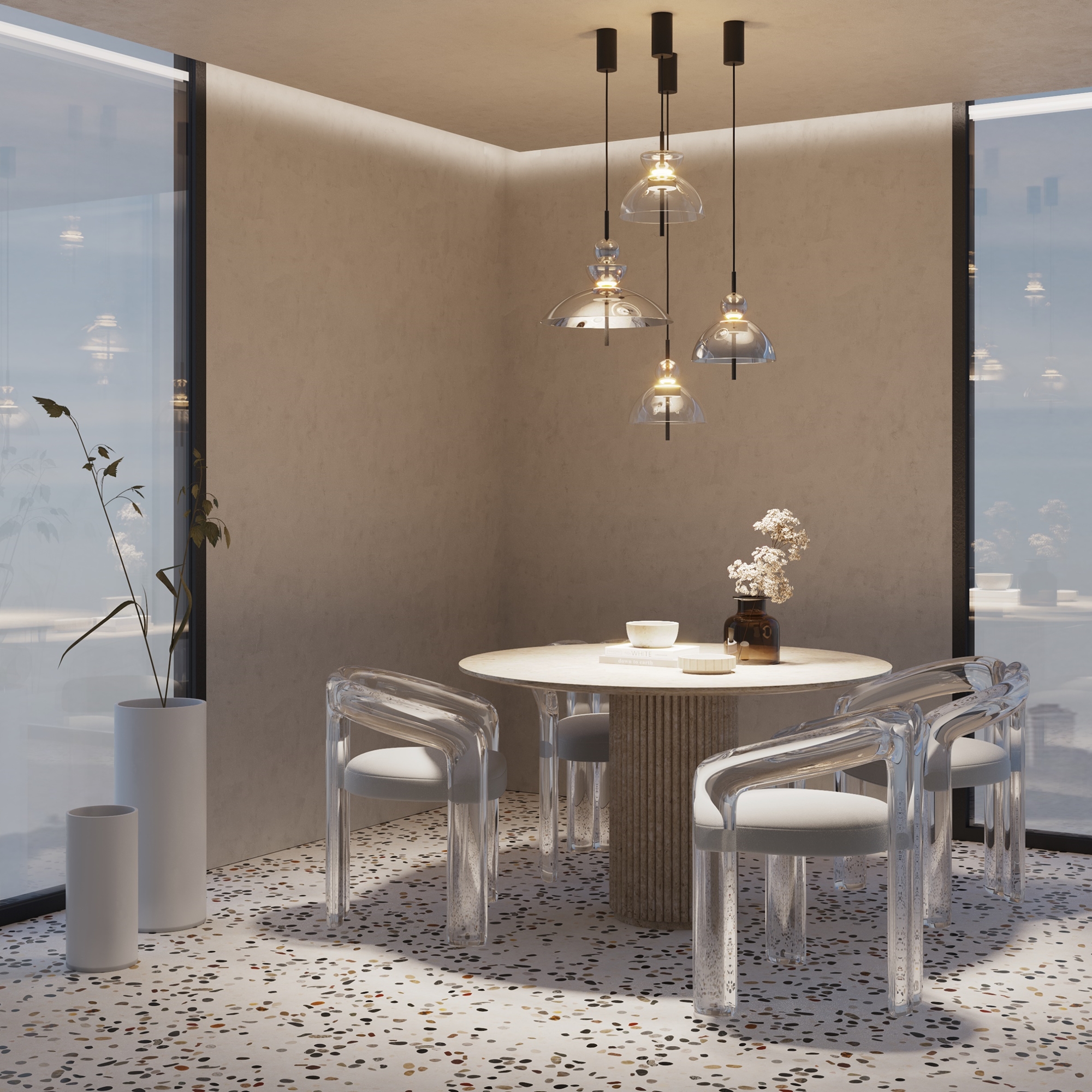 Lampa wisząca nowoczesna BANGKOK MOD185PL-L6B3K1, czarna, LED 12 W 3000 K – Maytoni - obrazek 5