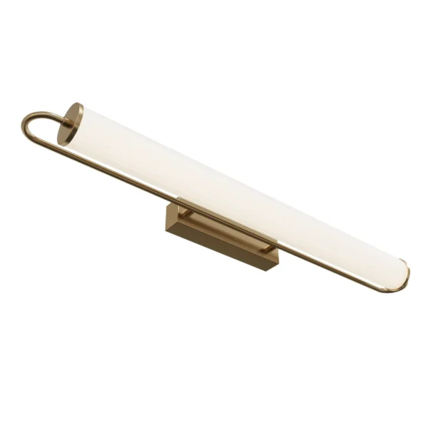 Kinkiet łazienkowy MARGETIA L WL0126-L, złoty, LED 24 W, 3500 K, IP44 – Yaskr