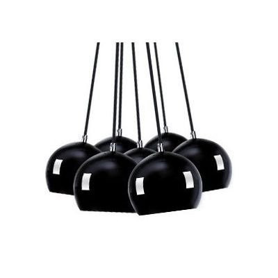 Lampa wisząca NOA 7 AZ1032, czarna / złota, 7×E14 – AZzardo