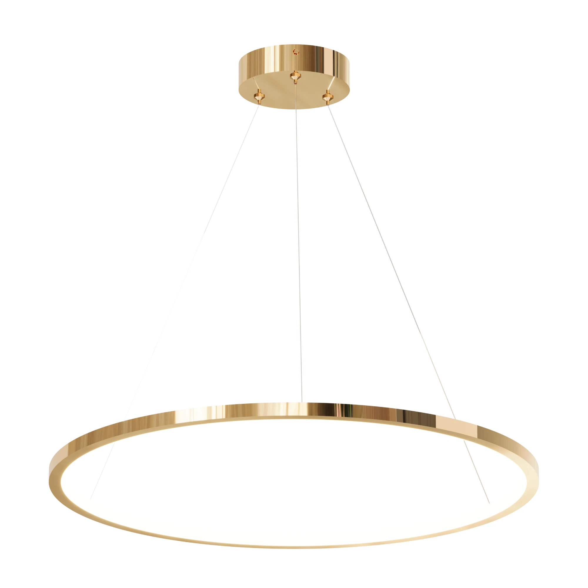 Lampa wisząca RINGA PL0150-GD, złota, LED 35 W, CCT 3000/3500/4000 K – Yaskr