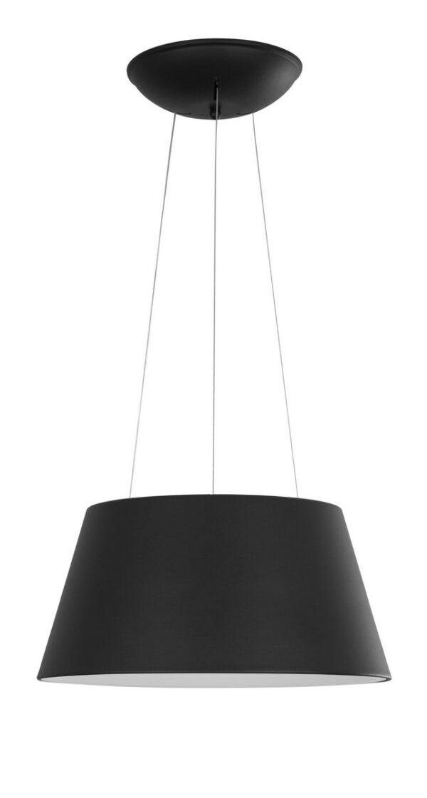 Lampa wisząca nowoczesna Luces Exclusivas GRANDE, czarno-biała, LED 33 W 3000 K, szer. 45 cm – LE42011