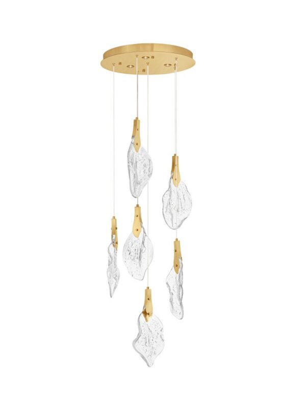 Lampa wisząca nowoczesna Luces Exclusivas ADEJE, złota, LED 24 W 3000 K, Ø 50 cm – LE45702