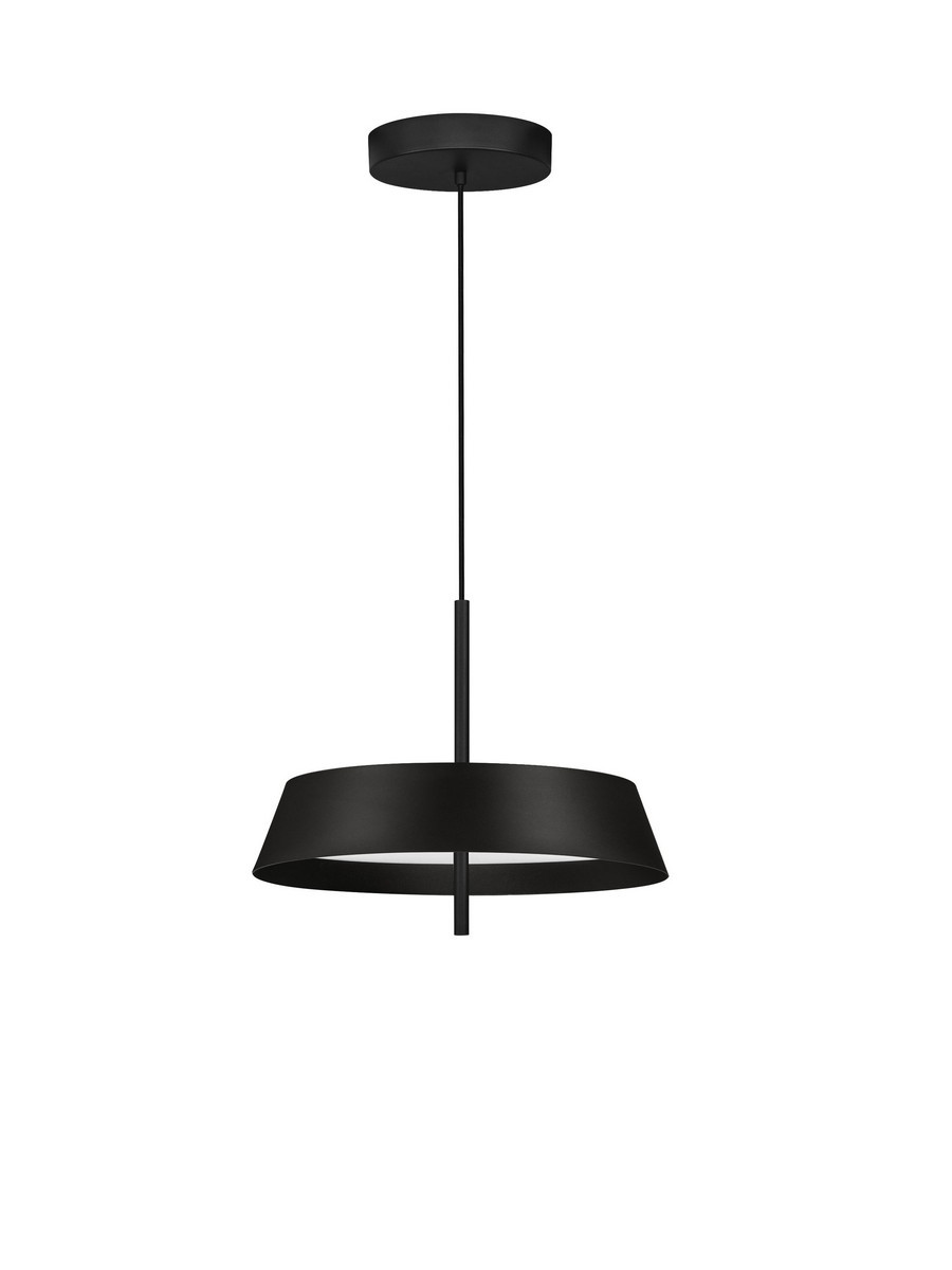 Lampa wisząca nowoczesna Luces Exclusivas AGUILA, czarna, LED 32 W 3000 K, Ø 45 cm – LE45706
