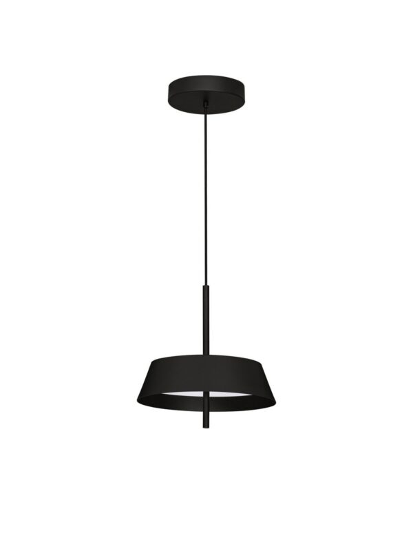 Lampa wisząca nowoczesna Luces Exclusivas AGUILA, czarna, LED 24 W 3000 K, Ø 35 cm – LE45707