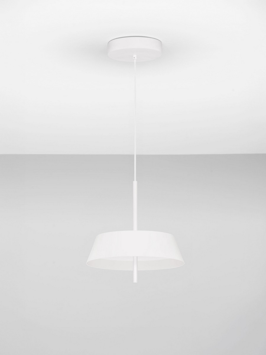 Lampa wisząca nowoczesna Luces Exclusivas AGUILA, biała, LED 24 W 3000 K, Ø 35 cm – LE45709 - obrazek 2
