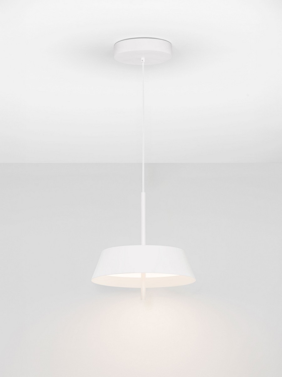 Lampa wisząca nowoczesna Luces Exclusivas AGUILA, biała, LED 24 W 3000 K, Ø 35 cm – LE45709 - obrazek 3