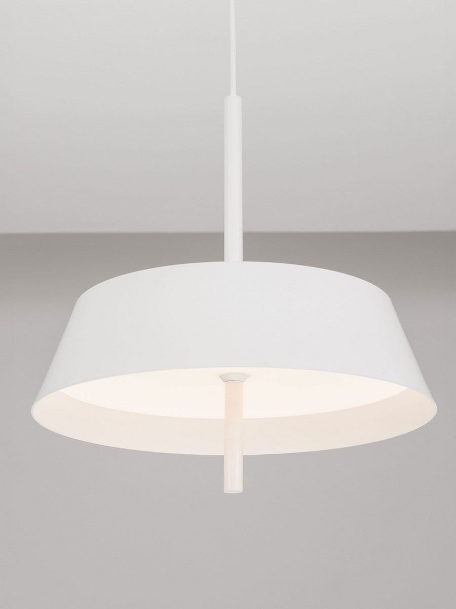 Lampa wisząca nowoczesna Luces Exclusivas AGUILA, biała, LED 24 W 3000 K, Ø 35 cm – LE45709 - obrazek 4
