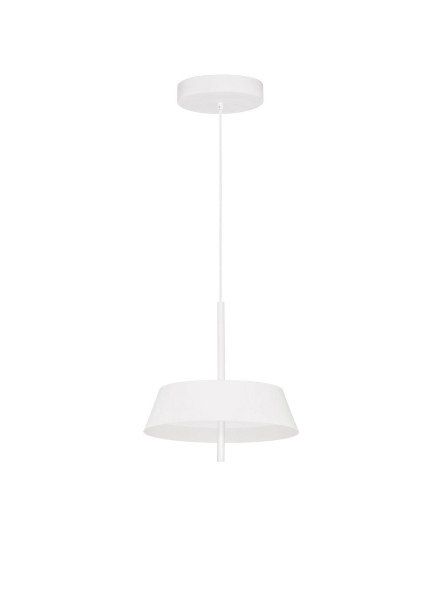 Lampa wisząca nowoczesna Luces Exclusivas AGUILA, biała, LED 24 W 3000 K, Ø 35 cm – LE45709