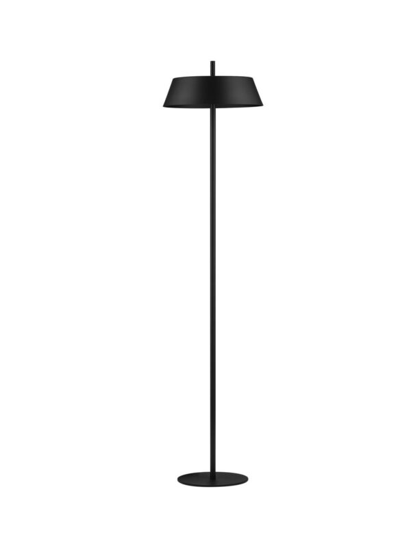 Lampa podłogowa minimalistyczna Luces Exclusivas AGUILA, czarna, LED 28 W 3000 K, wys. 147 cm – LE45710