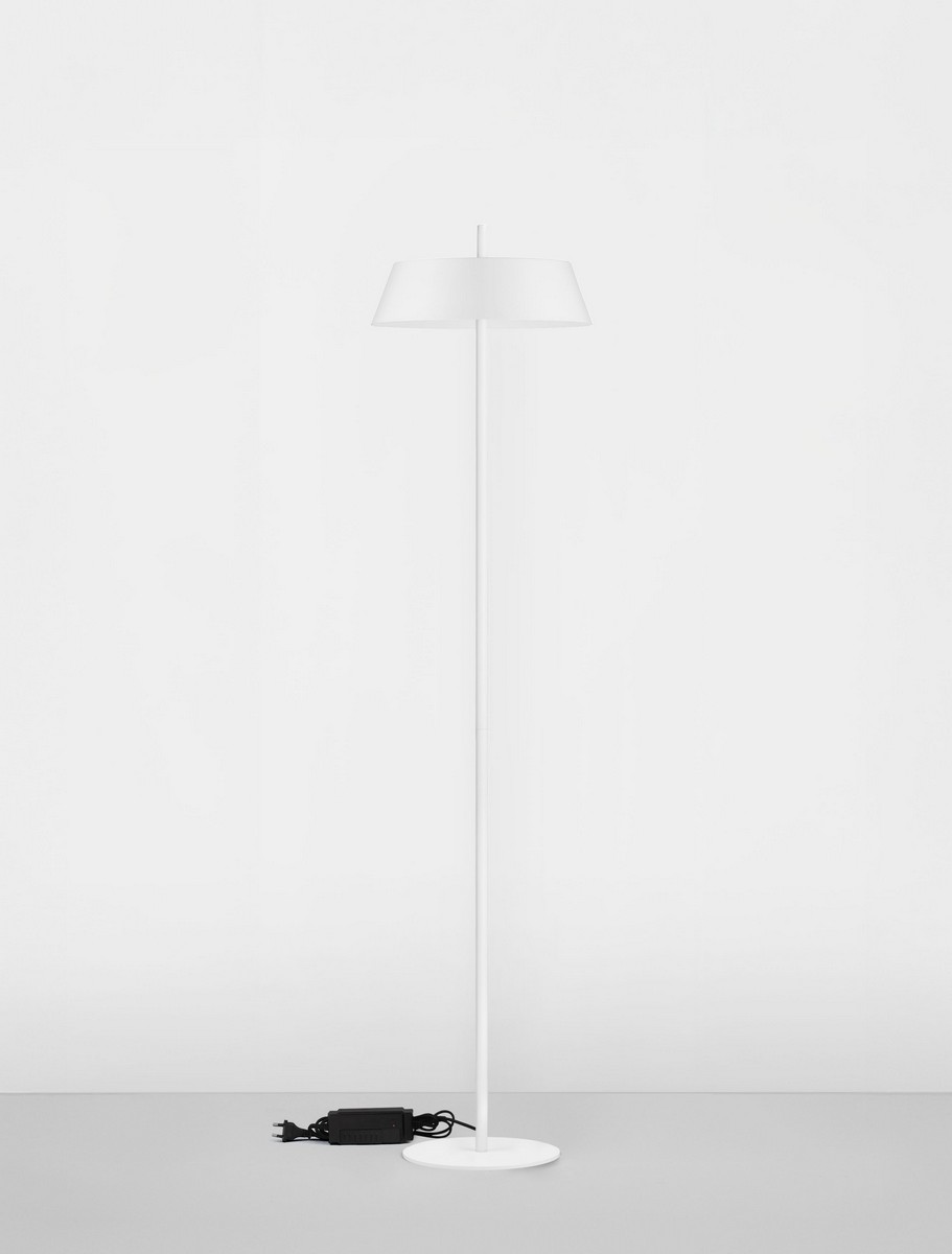 Lampa podłogowa nowoczesna Luces Exclusivas AGUILA, biała, LED 28 W 3000 K, wys. 147 cm – LE45711 - obrazek 2
