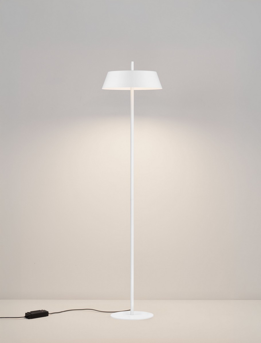 Lampa podłogowa nowoczesna Luces Exclusivas AGUILA, biała, LED 28 W 3000 K, wys. 147 cm – LE45711 - obrazek 3