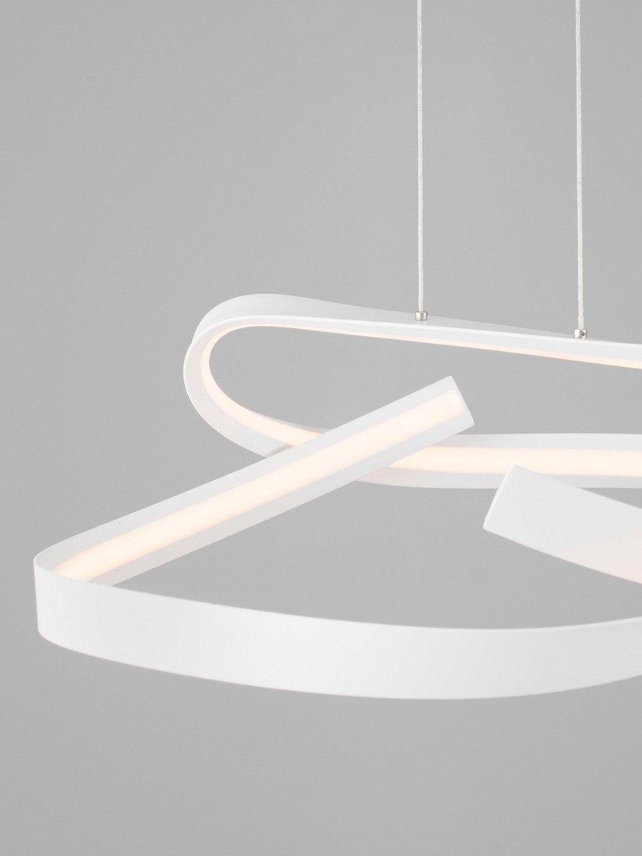 Lampa wisząca nowoczesna Luces Exclusivas ALAGON, biała, LED 47 W, Ø 60 cm – LE45714 - obrazek 4