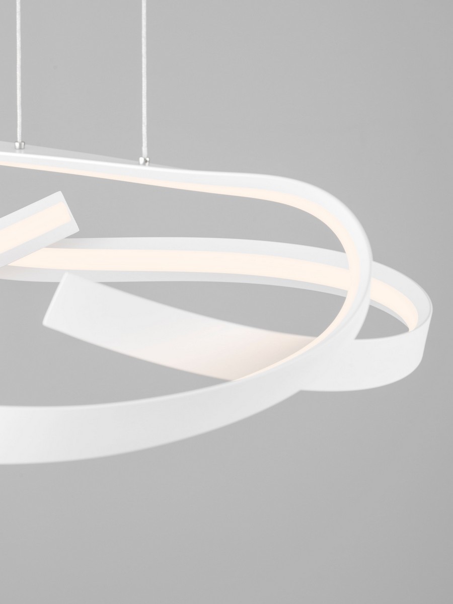 Lampa wisząca nowoczesna Luces Exclusivas ALAGON, biała, LED 47 W, Ø 60 cm – LE45714 - obrazek 5