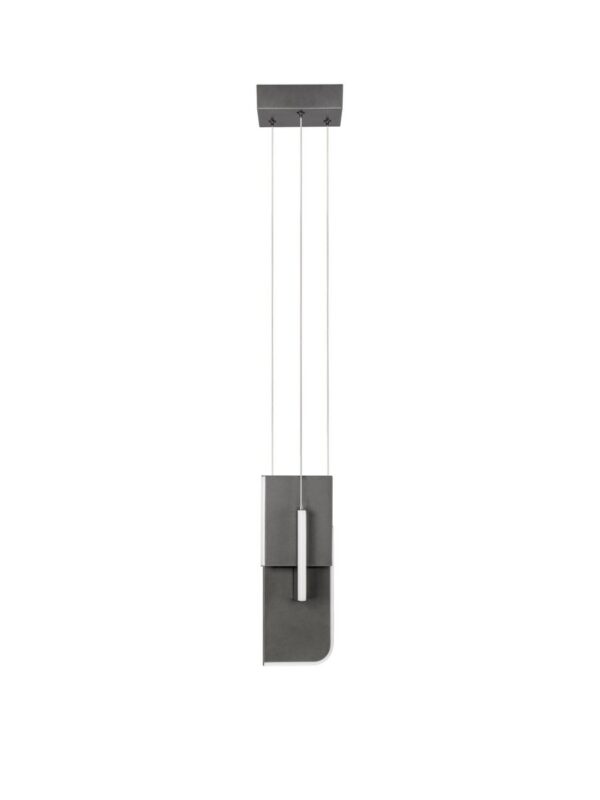 Lampa wisząca nowoczesna Luces Exclusivas ALBAIDA, antracytowa, LED 11 W 3000 K, szer. 15 cm – LE45720