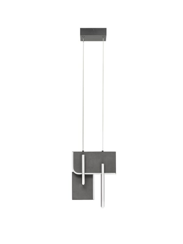 Lampa wisząca nowoczesna Luces Exclusivas ALBAIDA, antracytowa, LED 20 W 3000 K, szer. 25,3 cm – LE45722