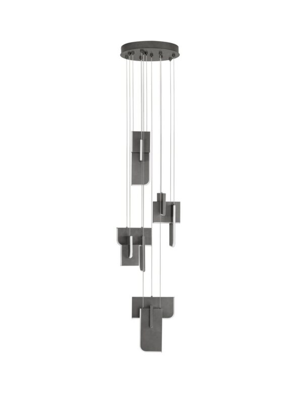 Lampa wisząca nowoczesna Luces Exclusivas ALBAIDA, antracytowa, LED 52 W 3000 K, Ø 35 cm – LE45724