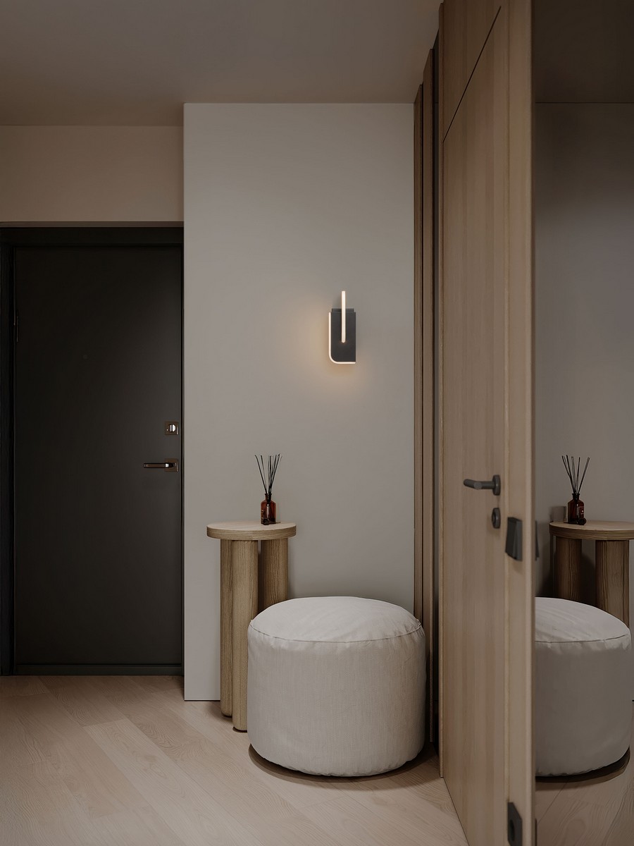 Kinkiet nowoczesny Luces Exclusivas ALBAIDA, antracytowy, LED 9 W 3000 K, szer. 14 cm – LE45729 - obrazek 2