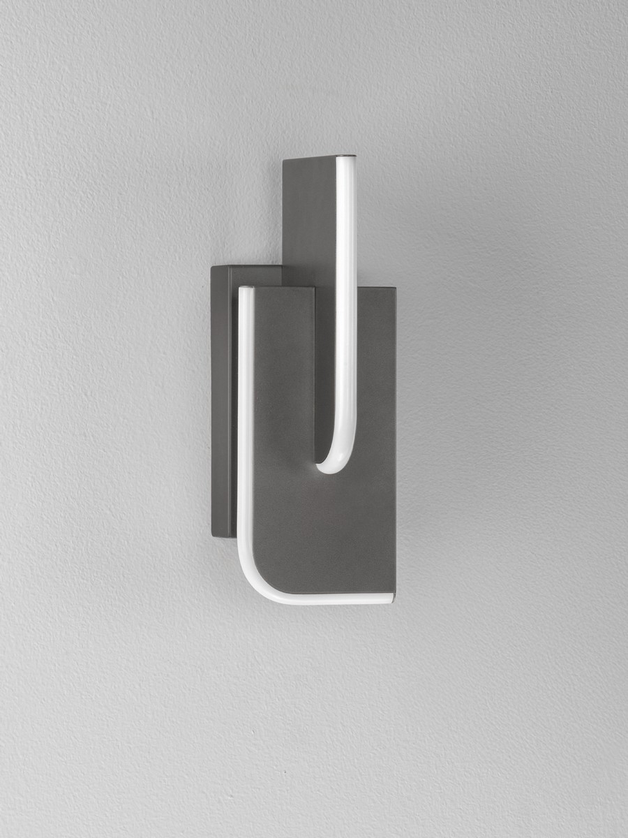 Kinkiet nowoczesny Luces Exclusivas ALBAIDA, antracytowy, LED 9 W 3000 K, szer. 14 cm – LE45729 - obrazek 3