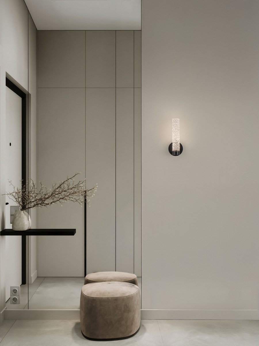 Kinkiet nowoczesny Luces Exclusivas ALBAL, czarny, LED 6 W 3000 K, Ø 10 cm – LE45730 - obrazek 2