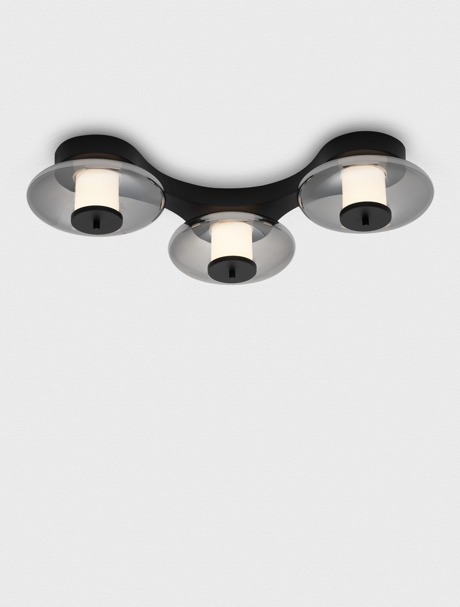 Plafon nowoczesny Luces Exclusivas ALBESA, czarny, LED 24 W 3000 K, szer. 46 cm – LE45738 - obrazek 3
