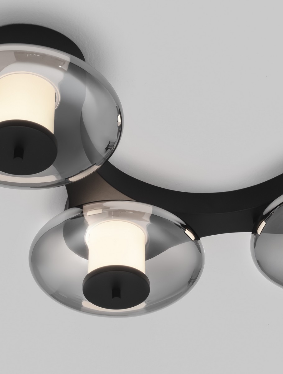 Plafon nowoczesny Luces Exclusivas ALBESA, czarny, LED 24 W 3000 K, szer. 46 cm – LE45738 - obrazek 4