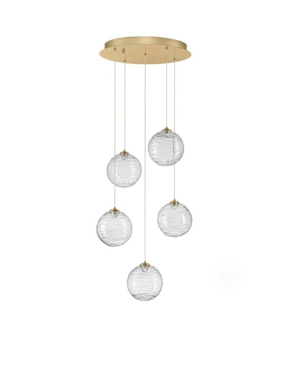 Lampa wisząca nowoczesna Luces Exclusivas ALBORA, złota, LED 20 W 2700 K, Ø 44,5 cm – LE45745