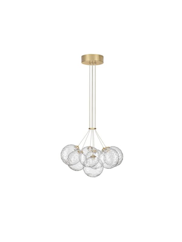 Lampa wisząca nowoczesna Luces Exclusivas ALBORA, złota, LED 28 W 2700 K, Ø 42 cm – LE45749