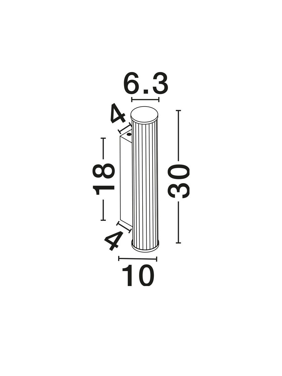 Kinkiet łazienkowy nowoczesny Luces Exclusivas ALEGRANZA, czarny, LED 7 W, Ø 6,3 cm – LE45768 - obrazek 7