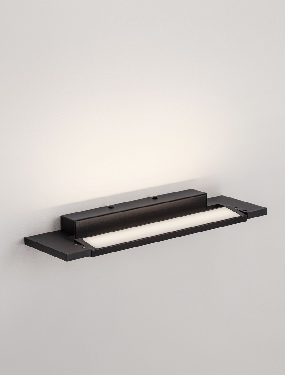 Kinkiet łazienkowy nowoczesny Luces Exclusivas ALFAJAR, czarny, LED 10 W, szer. 10 cm – LE45776 - obrazek 5