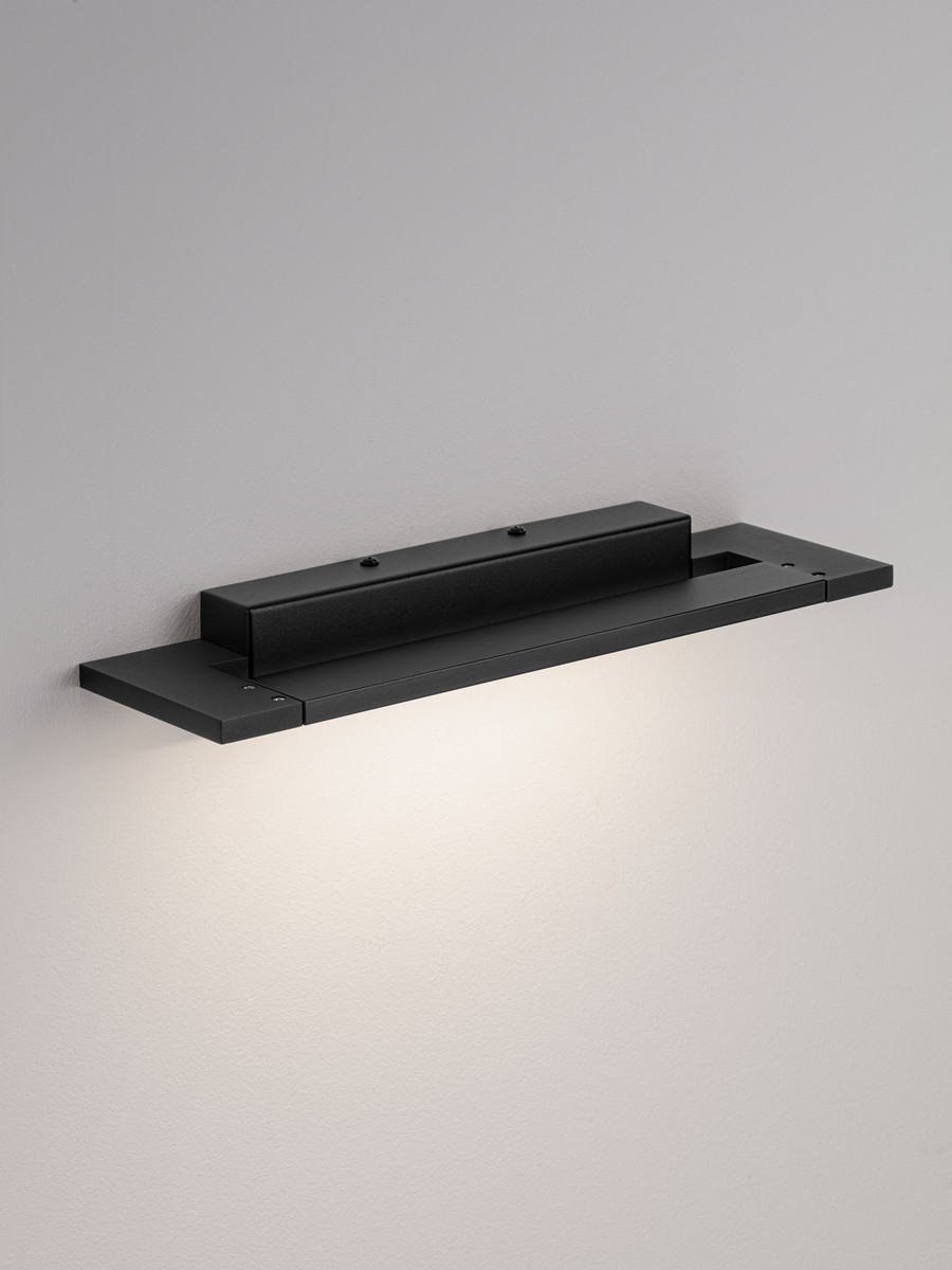 Kinkiet łazienkowy nowoczesny Luces Exclusivas ALFAJAR, czarny, LED 10 W, szer. 10 cm – LE45776 - obrazek 6
