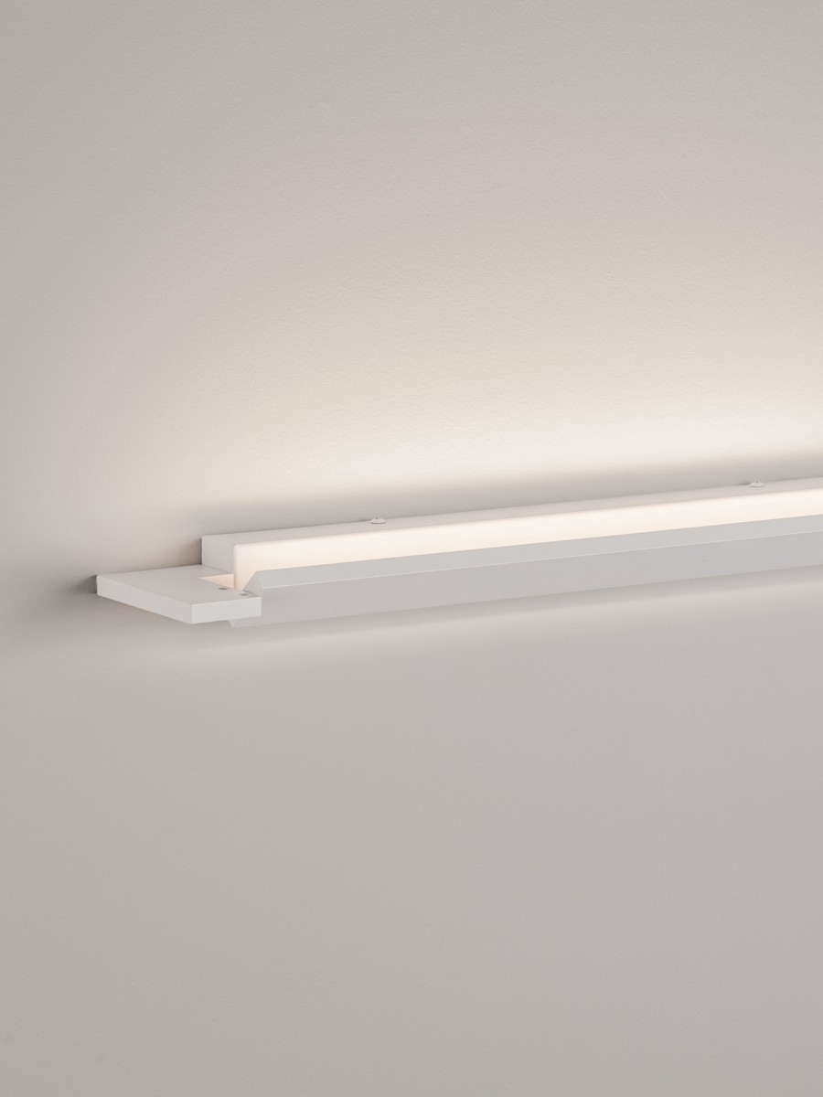 Kinkiet łazienkowy nowoczesny Luces Exclusivas ALFAJAR, biały, LED 18 W, szer. 10 cm – LE45777 - obrazek 2